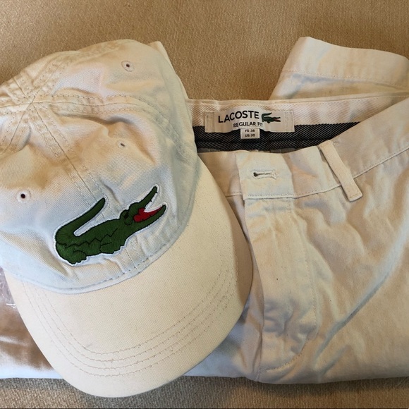 Lacoste Other - LACOSTE Set Hat & Shorts